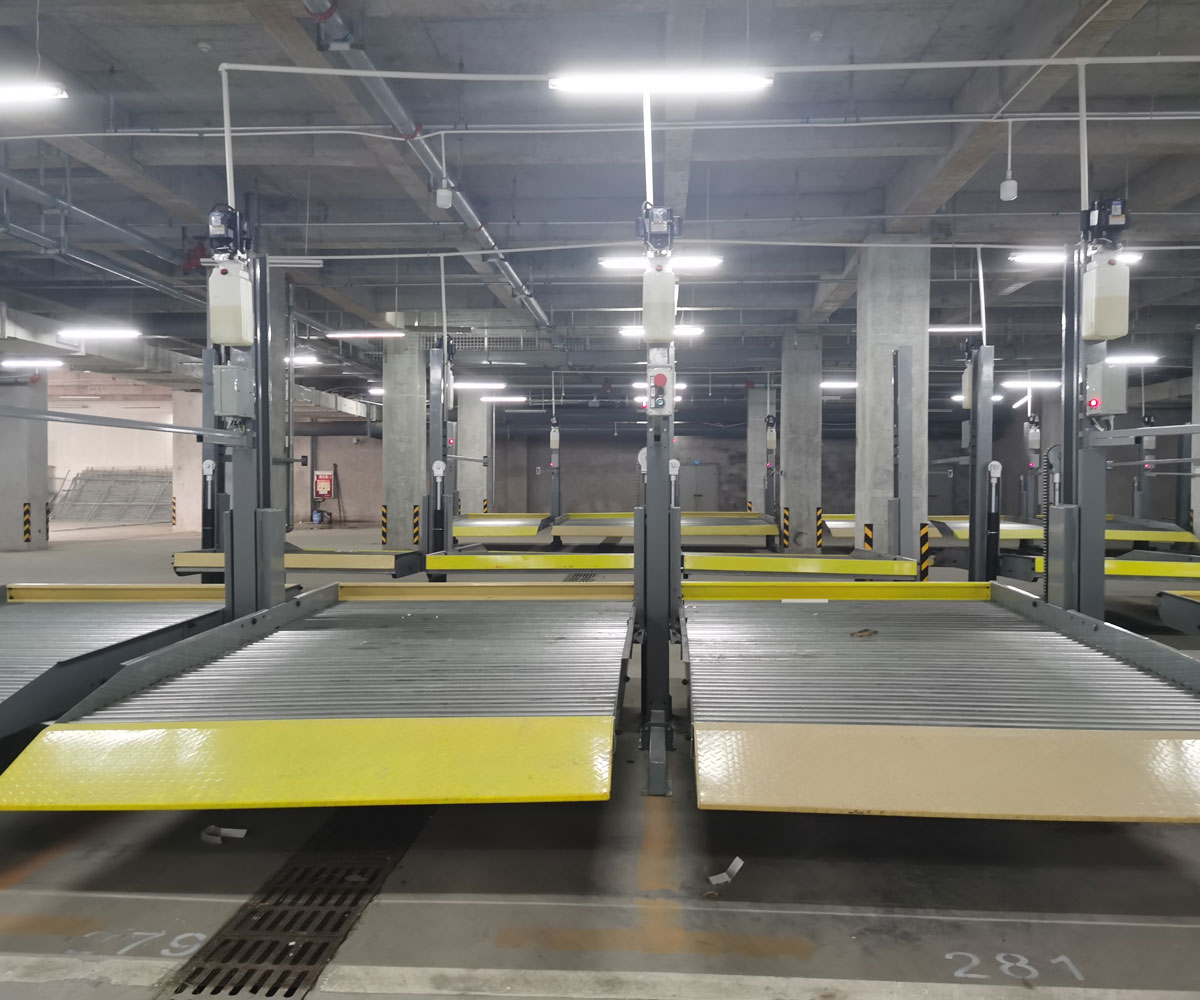 新津地下室簡易類機械式立體車庫過驗收