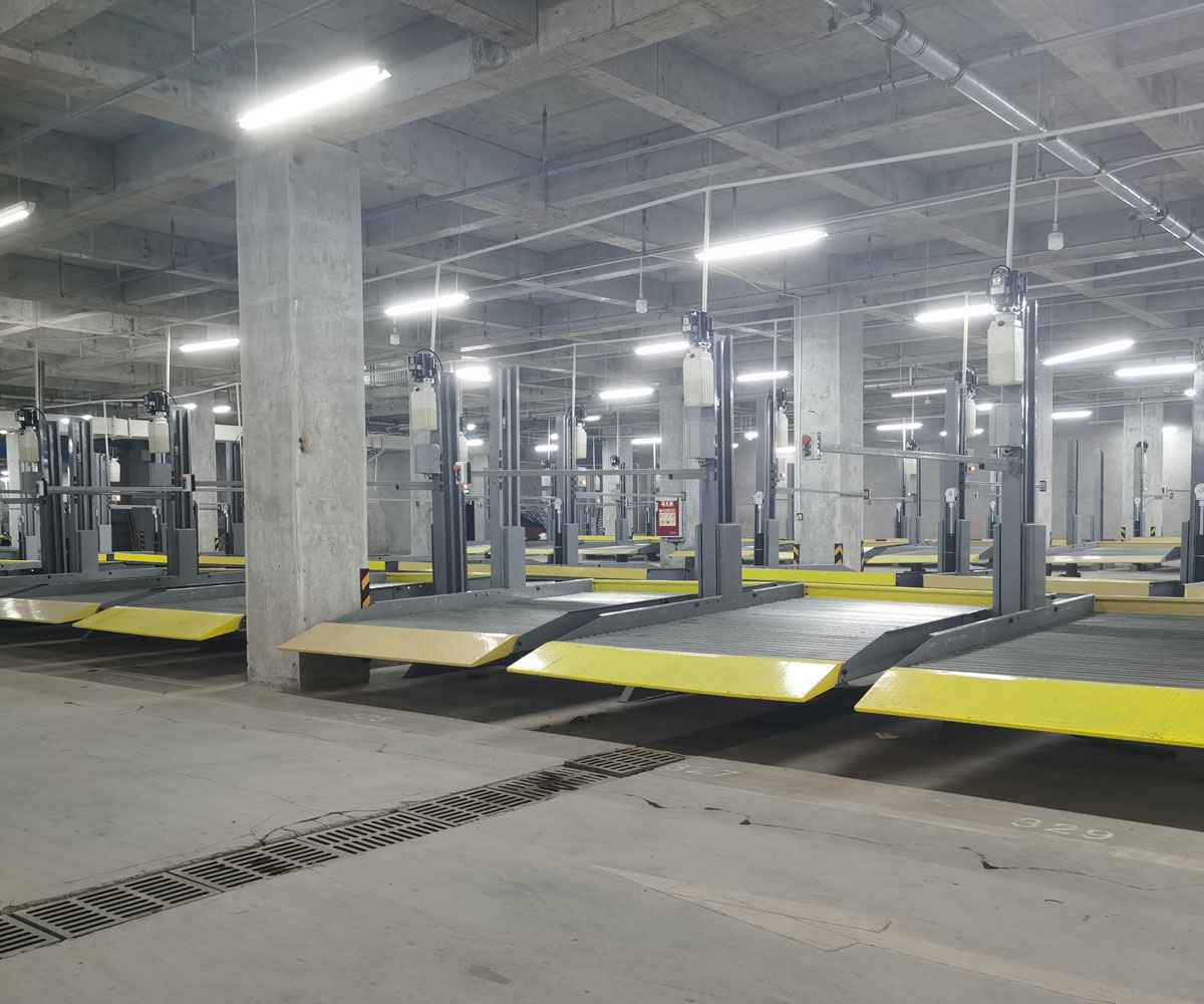 理縣四柱簡易升降類停車立體車庫租用