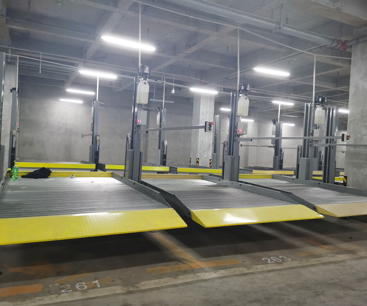 稻城兩層簡易升降機械停車場回收