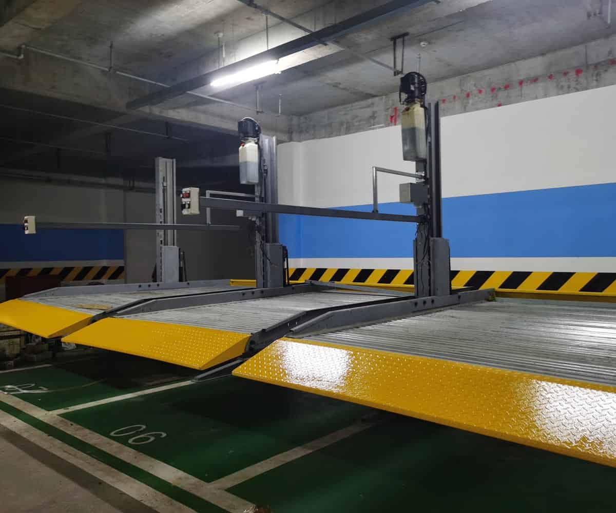 彭山雙層簡易升降類停車立體車庫
