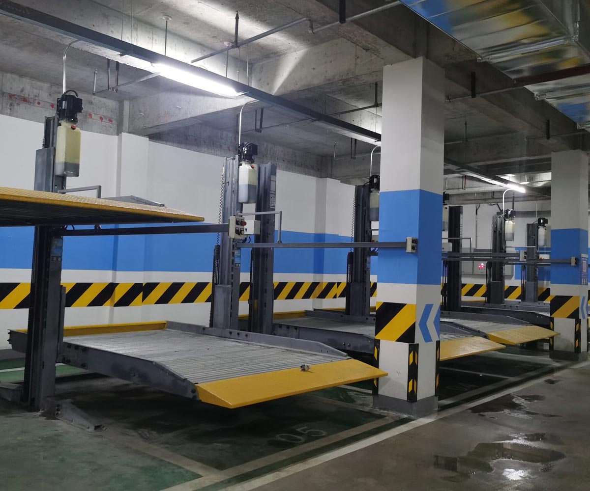 雷波二層簡易升降類立體停車場設備