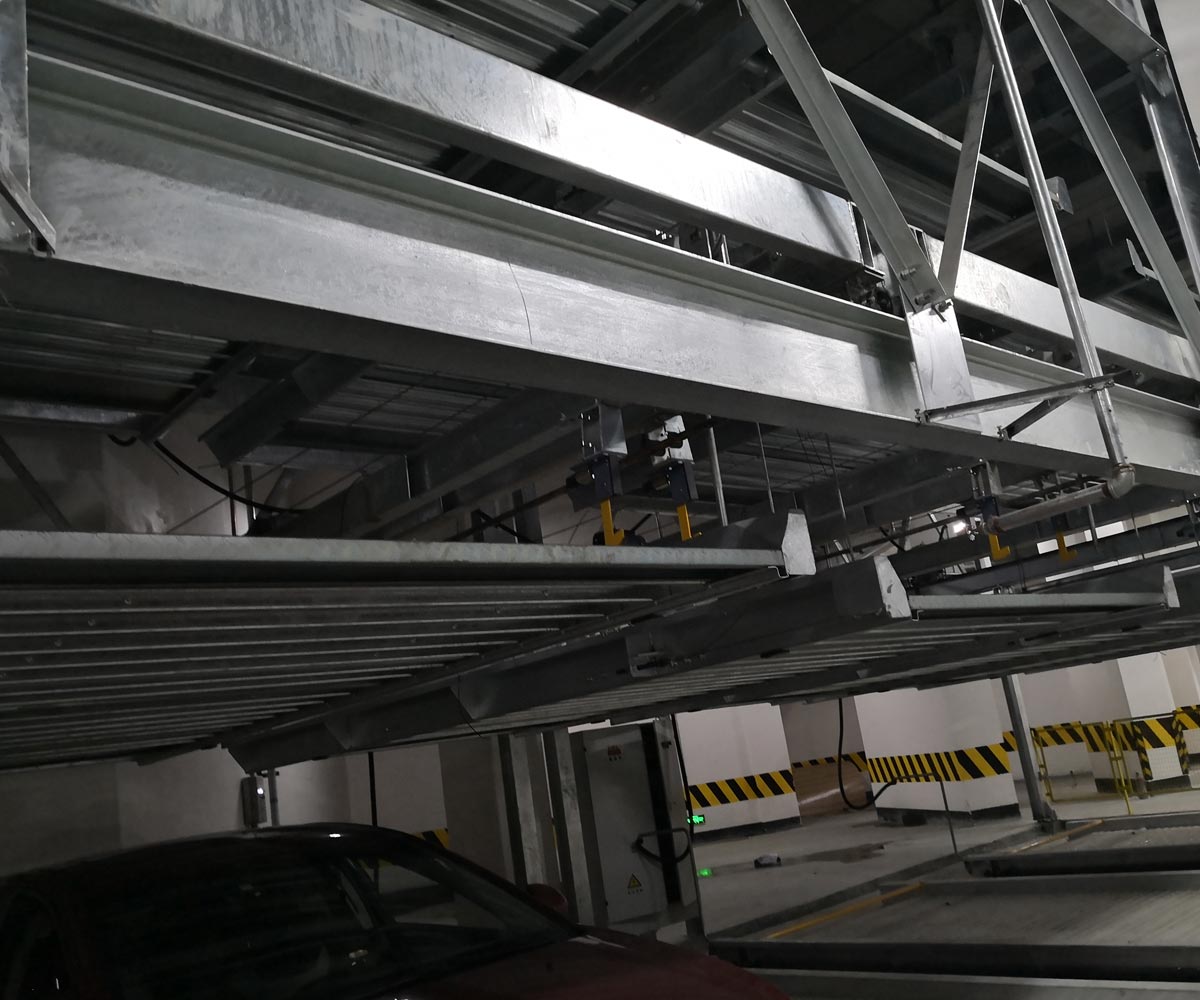 彭山負一正一地坑PSH2D1二層升降橫移機械式立體停車設備