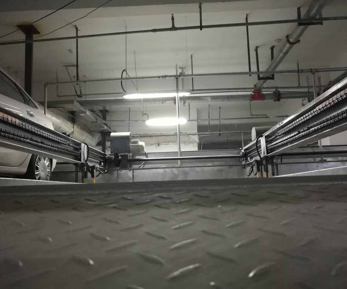 西充PSH5五層升降橫移機械式立體停車設備
