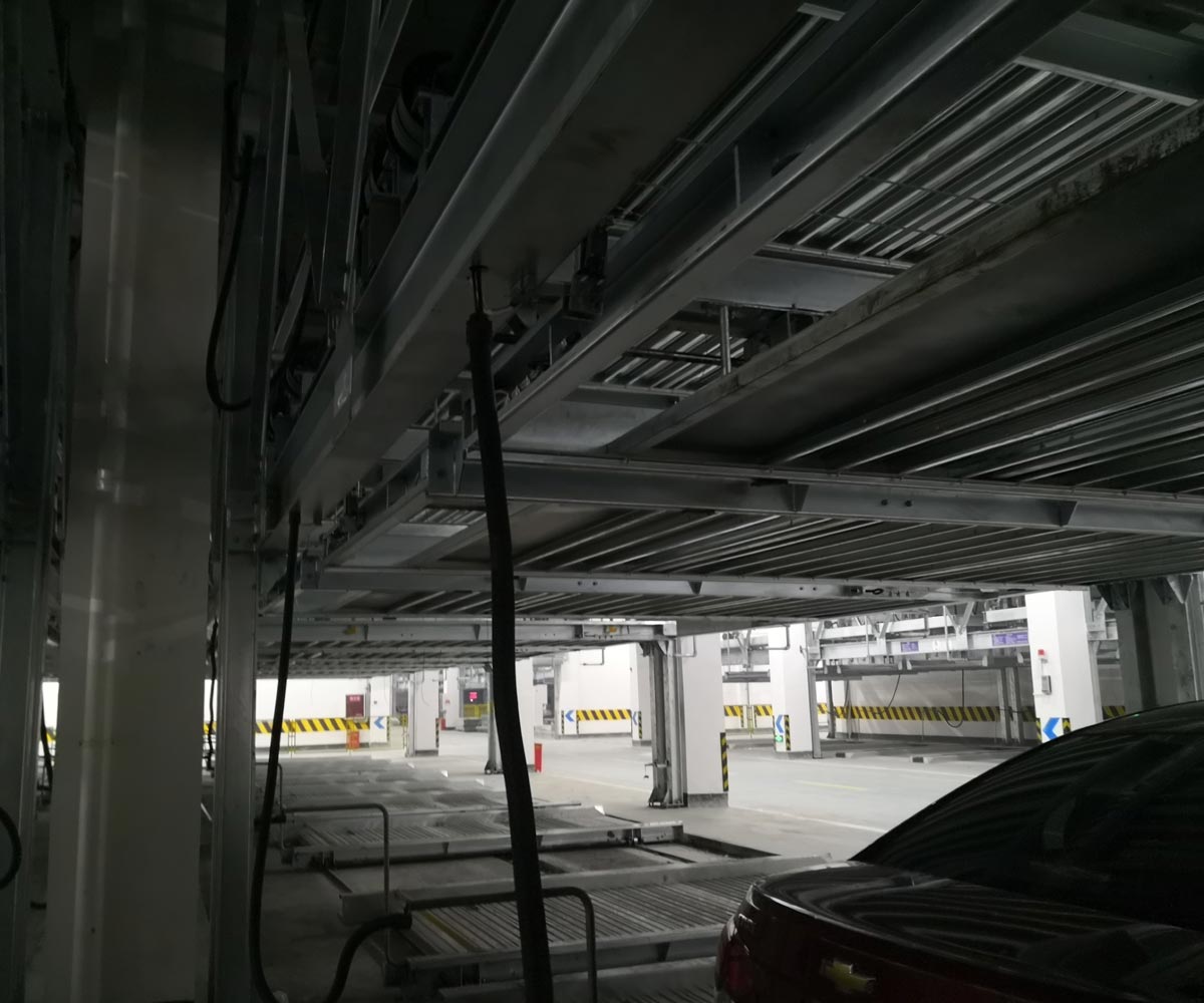 西充PSH7七層升降橫移機械式立體停車設備