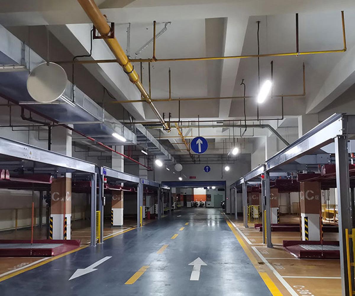 羅江四柱式簡易升降立體停車設備